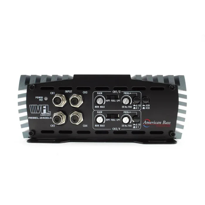 American Bass VFL REBEL 2400.4 4- Channel Amplifier