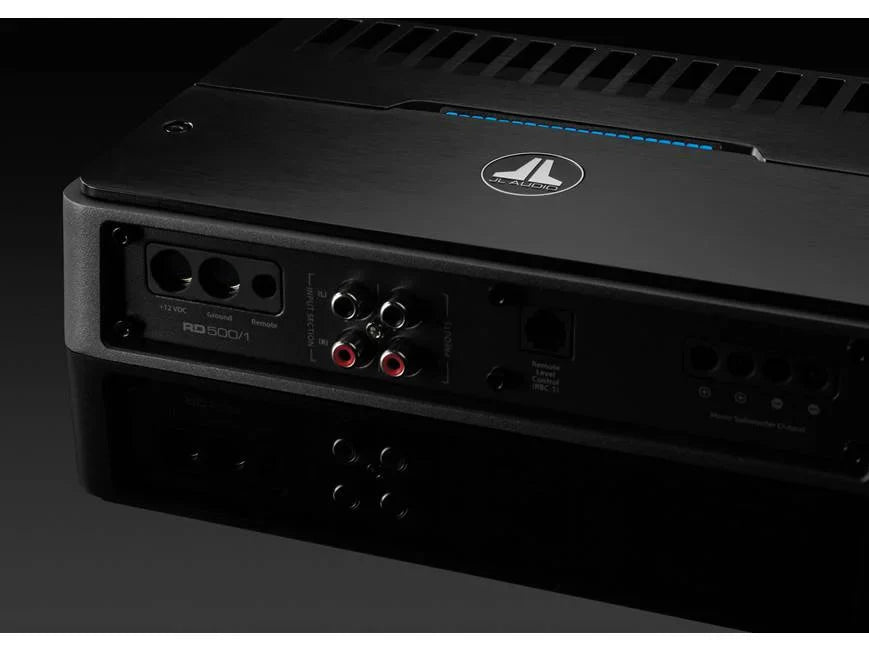 JL Audio RD500/1 Mono subwoofer amplifier — 500 watts RMS x 1 at 2 ohms