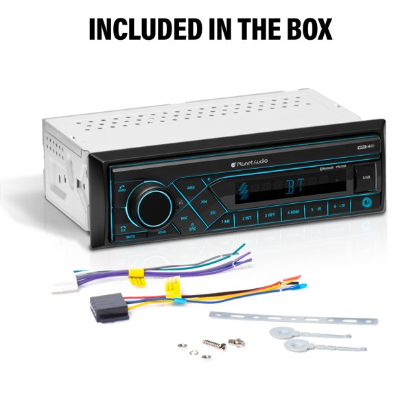 Planet Audio PM30B Bluetooth Car Stereo, No CD