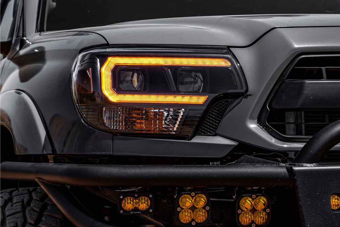 Morimoto Toyota Tacoma (12-15) XB Hybrid LED Headlights - Amber DRL