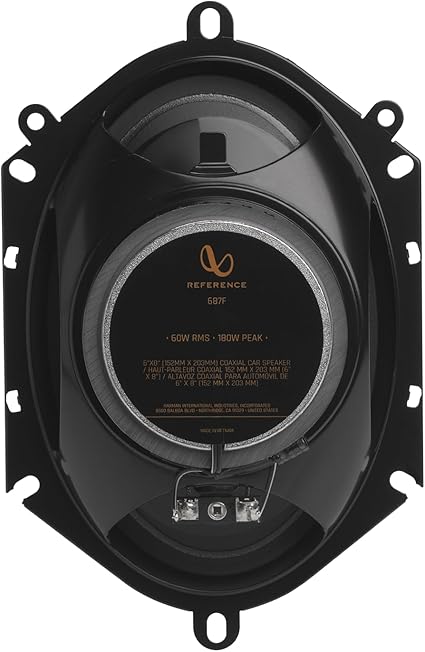 Infinity REF687F 6x8 Extreme-Performance Automotive coaxial Speakers