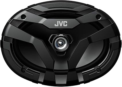 JVC CS-DF6920 DRVN Series 6x9 inch 2-Way 400 Watt Car Speakers (Coaxial) - Set of 2 (Black) with Powerful Sound and Tough Looking Design