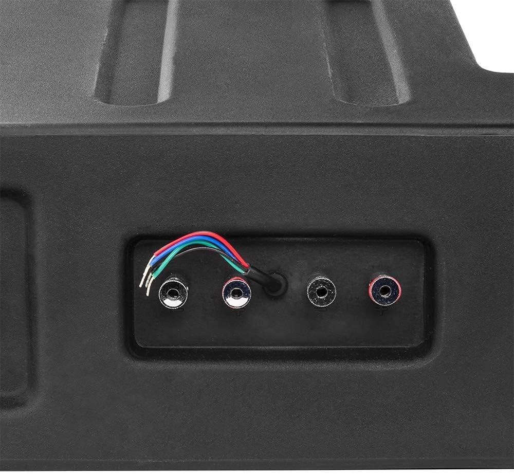 DS18 JT-S62 Exclusive Subwoofer Enclosure - Fits 2 x 6.5 Sealed for Jeeps Gladiator JT (Black)