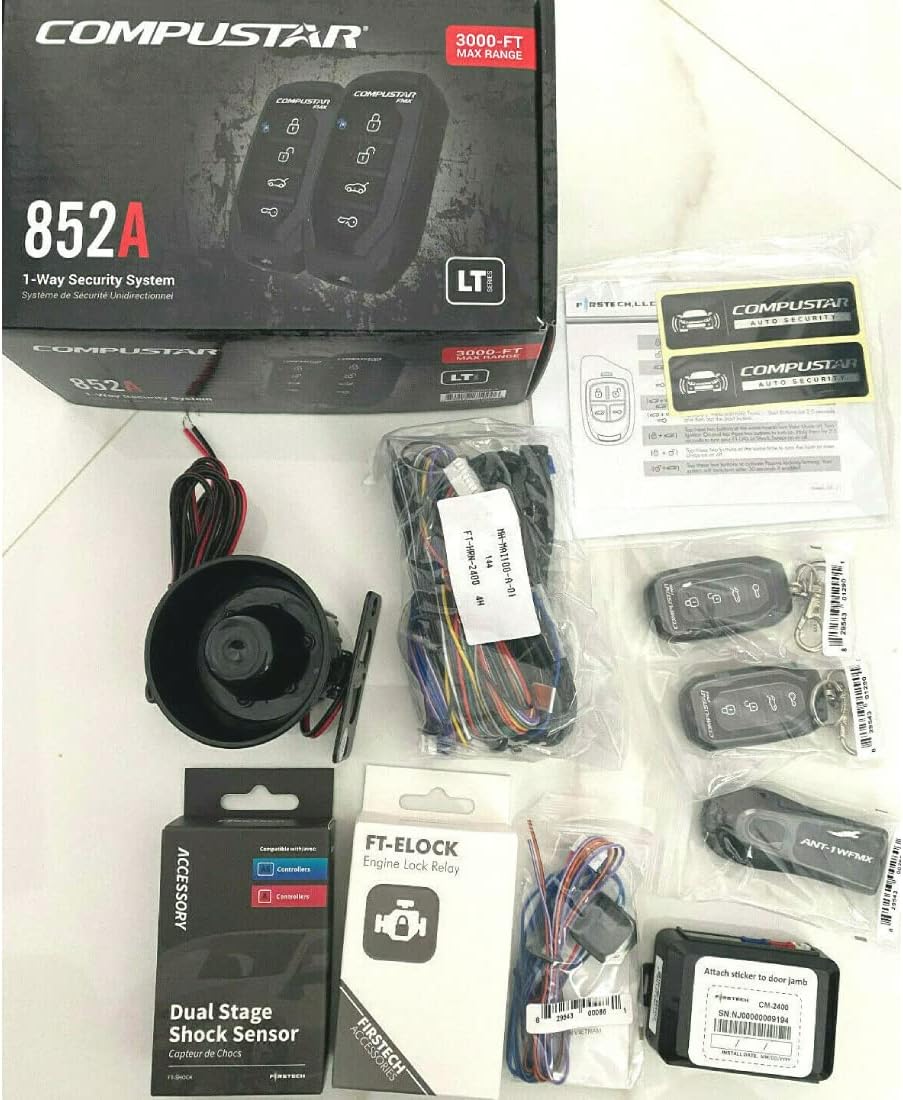 Compustar CS852A 1-Way 3000' Alarm Keyless Siren Control Module CM2400