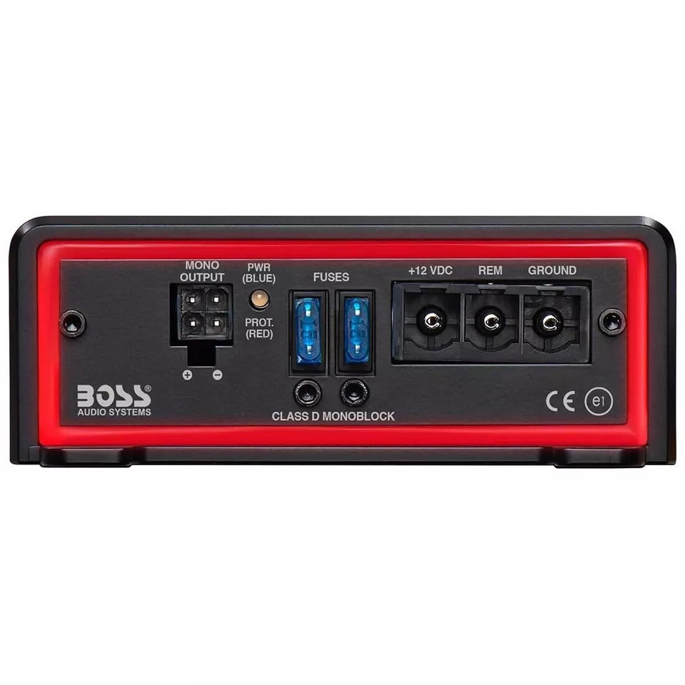 Boss Audio BE1200.1D 1-CH Monoblock 1200W Peak 1 to 8-Ohm Class-D Car Amplifier
