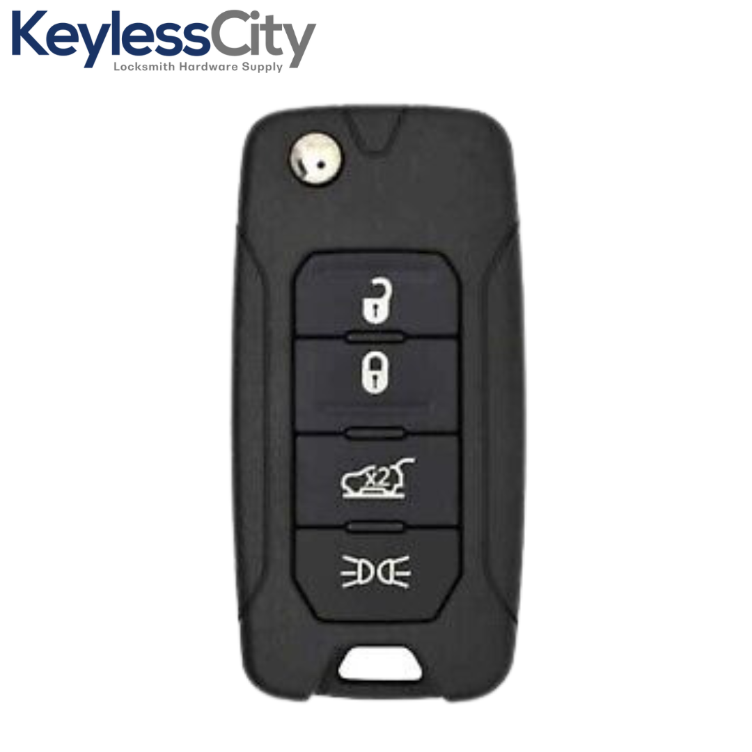 2015 - 2019 Jeep Renegade / Fiat 500X /4-Button Flip Key / 2ADFTFI5AM433TX (AFTERMARKET)