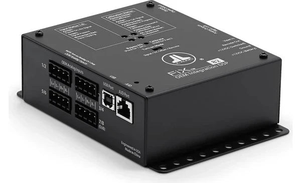 JL Audio FiX™ 82 Digital Signal Processor DSP for adding amps and speakers to a factory system — 2 outputs