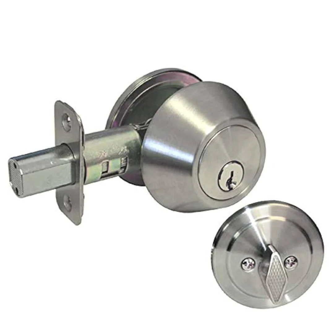 Schlage Premium Combo Lockset – Knob & Deadbolt – Satin Silver