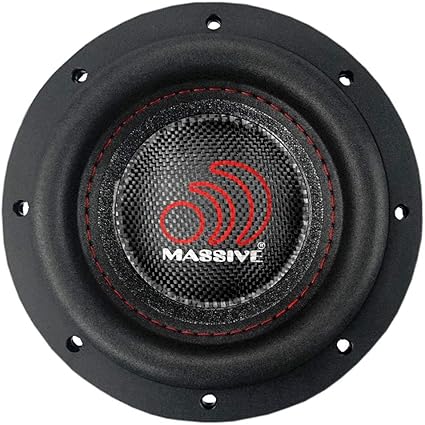 Massive Audio HIPPOXL64 – 6 Inch Car Audio Subwoofer, High Performance Subwoofer for Cars