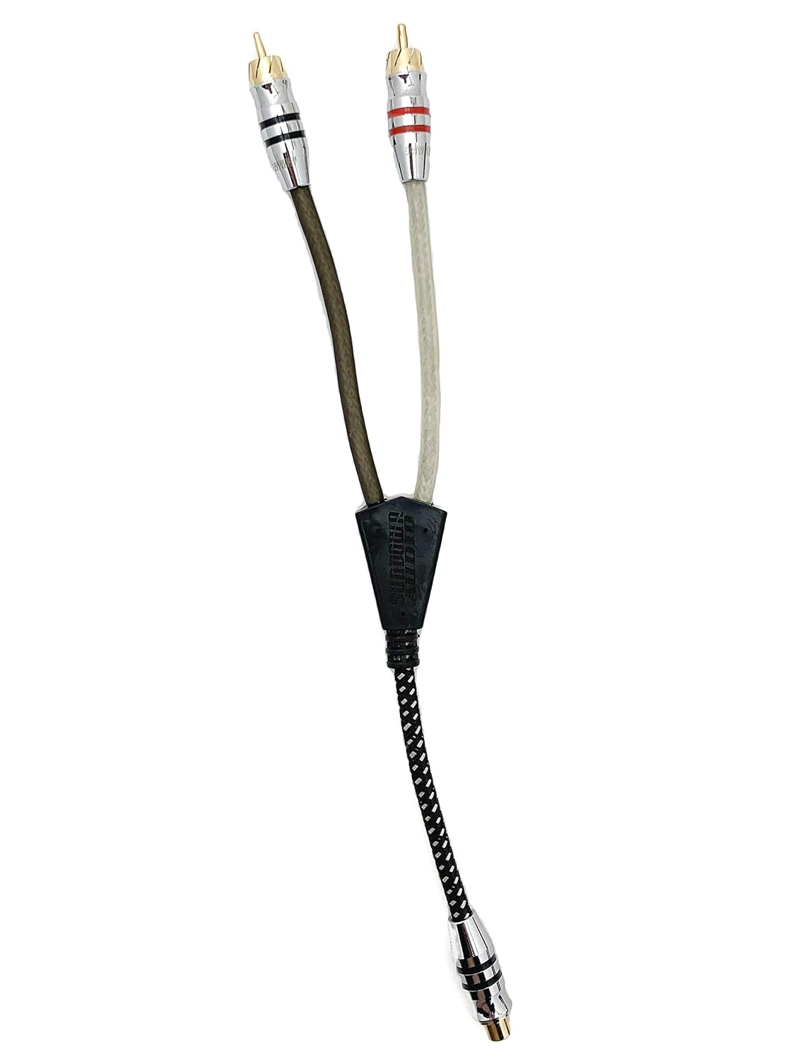 Sundown Audio 2 Male to 1 Female Y Splitter High Quality RCA Interconnect Cables (SAZ Series)