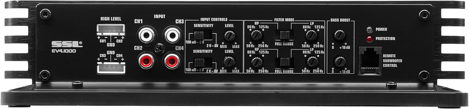 Sound Storm SSL EV4.1000 EVOLUTION 1000w 4 Channel Full Range Class AB Amplifier