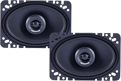 Memphis Audio SRX462 Street Reference Series 4x6 2-Way Coaxial Speakers - Pair