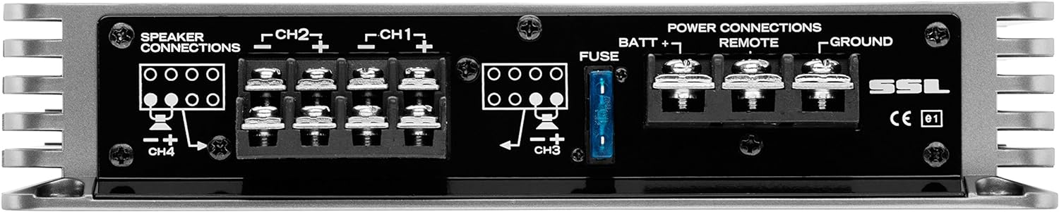 Soundstorm EV4.400 400 Watts 4 Channel Power Amplifier High-Low Crossover