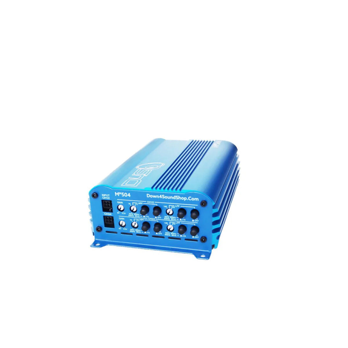 Down4Sound MM504 (MINI MAXX) 300W RMS MINI 4-Channel Amplifier