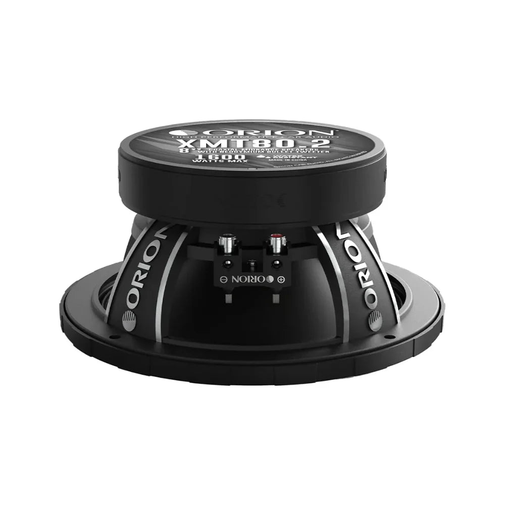 Orion XMT80.2 | 8” 400W RMS Water-Resistant Midrange Coaxial Speakers 2-Ohm (Pair)