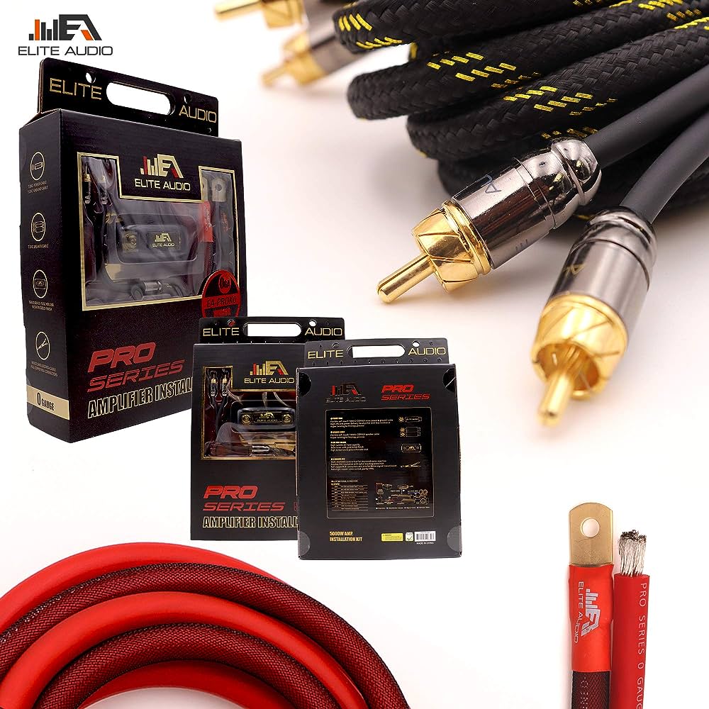 Elite Audio EA-KIT0 PRO 0 Gauge OFC Amplifier Installation Kit