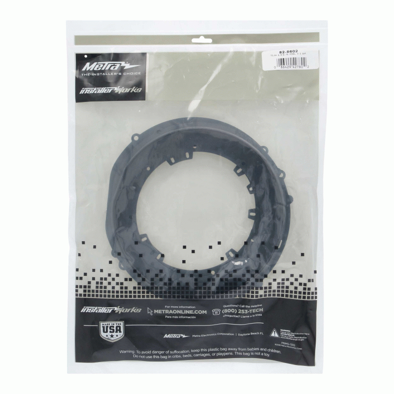 Metra 82-8602 Speaker Adapter Plate - Tesla Model X 2015-Up and Model S 20