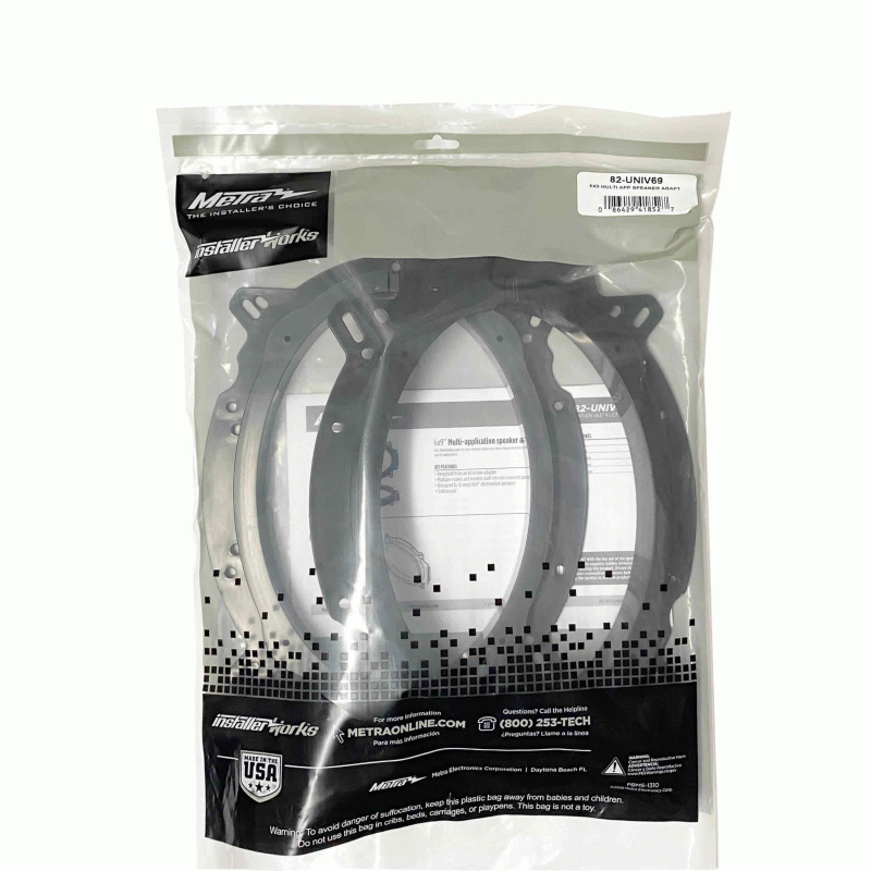Metra 82-UNIV69 Universal 6X9 inch speaker adapter