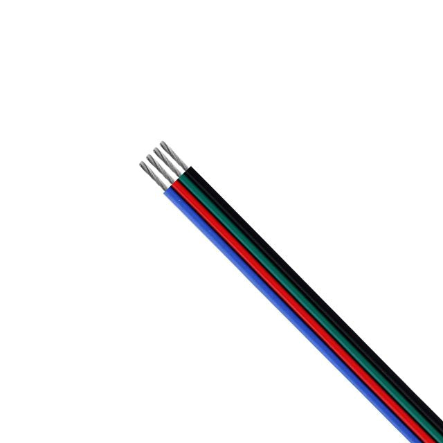Heise HE-RGBWIRE50-1 4 Conductor RGB Wire Fits HE-5MRGB-1 RGB Strip, 50',
