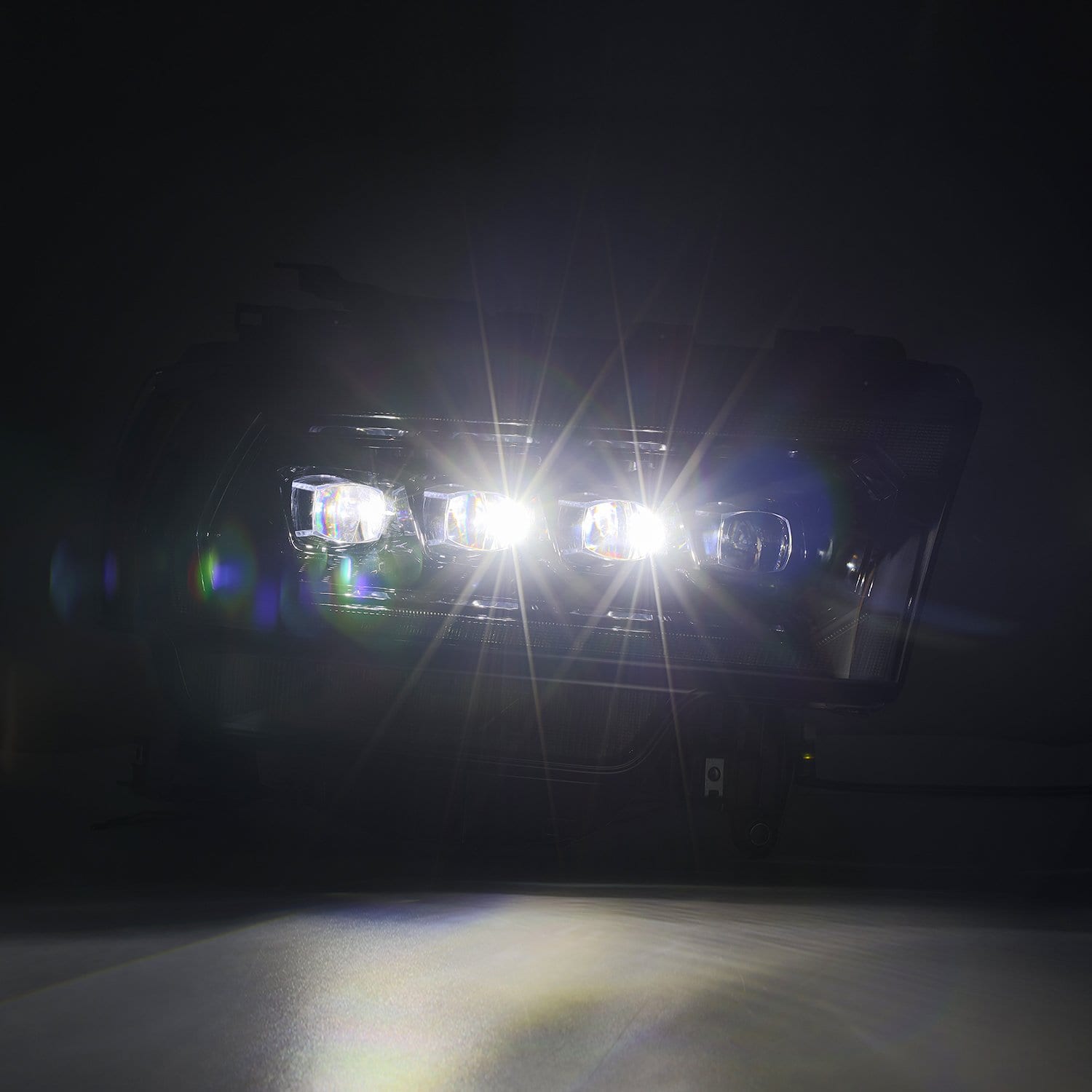AlphaRex 19-22 Ram 2500/3500/4500/5500 NOVA-Series LED Projector Headlights Alpha-Black