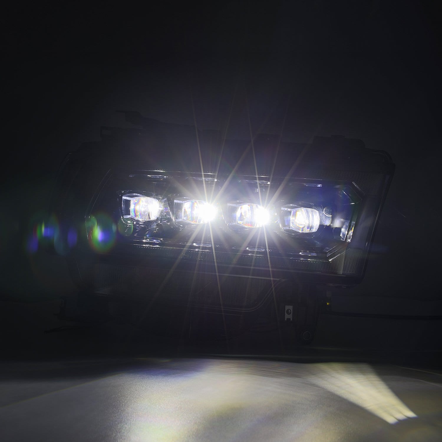 AlphaRex 19-22 Ram 2500/3500/4500/5500 NOVA-Series LED Projector Headlights Alpha-Black
