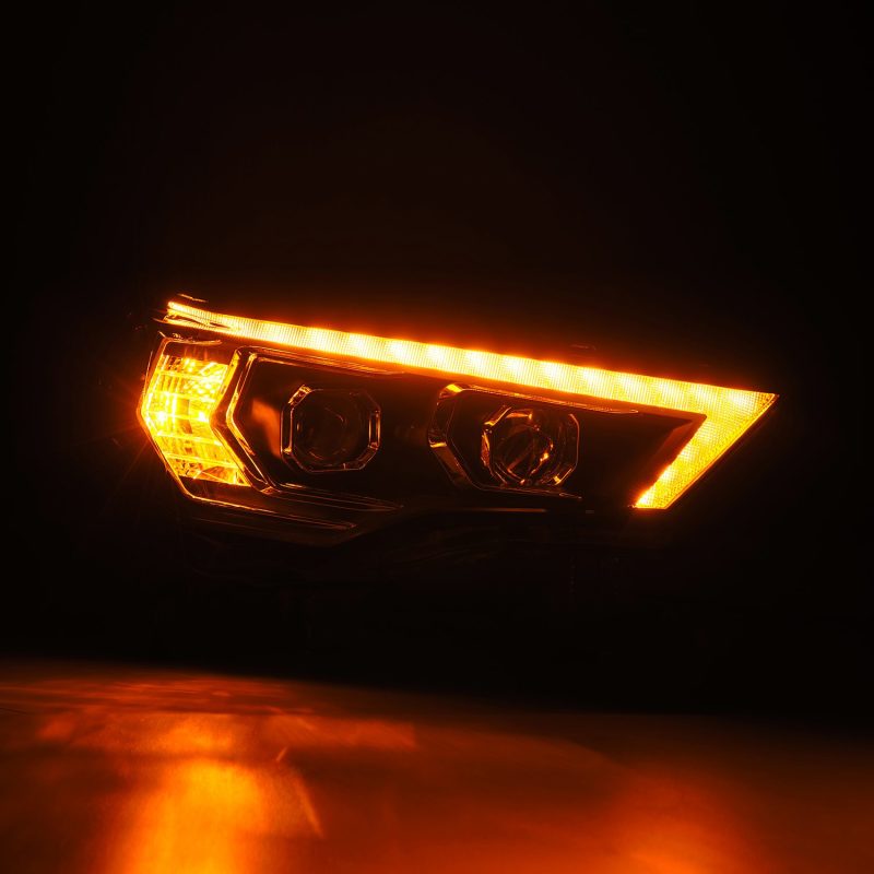AlphaRex 14-24 Toyota 4Runner MK II LUXX-Series LED Projector Headlights Black