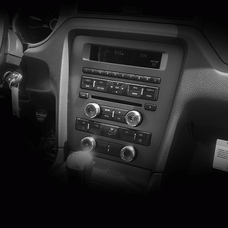 Metra 99-5853CH Ford Mustang 2010-2014 - with Single Zone, Manual Climate Co