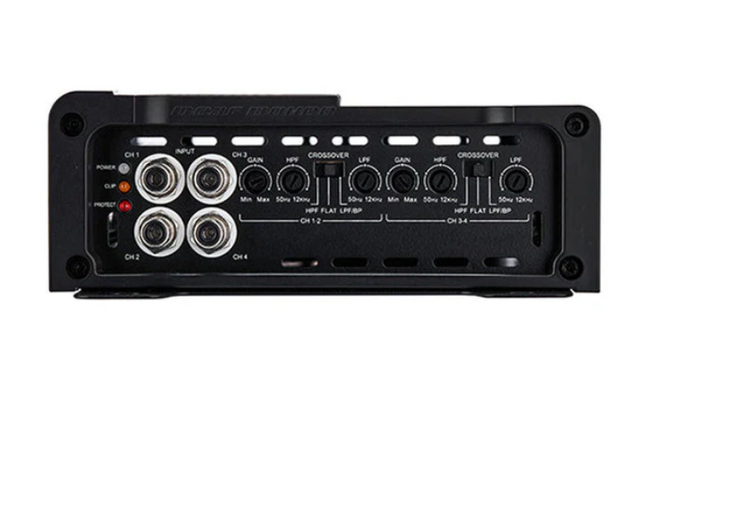 Deaf Bonce Car Audio Bundle | Machete Fight MFA-4.320 4-Channel Amplifier + Apocalypse AP-M61AC 6.5