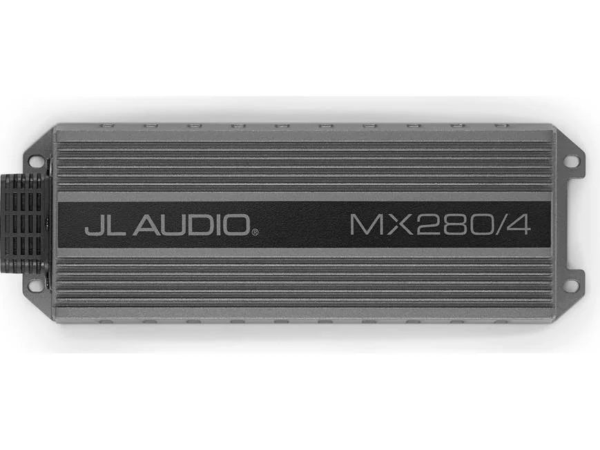 JL Audio MX280/4 Compact marine/powersports 4-channel amplifier — 50 watts RMS x 4