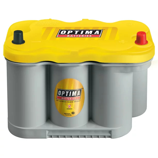 OPTIMA YellowTop AGM Spiralcell Dual Purpose Battery, Group Size 27F