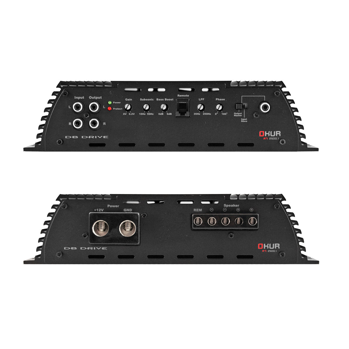 DB DRIVE A7 2500.1 Class D Mono Amplifier - A7 Series OKUR