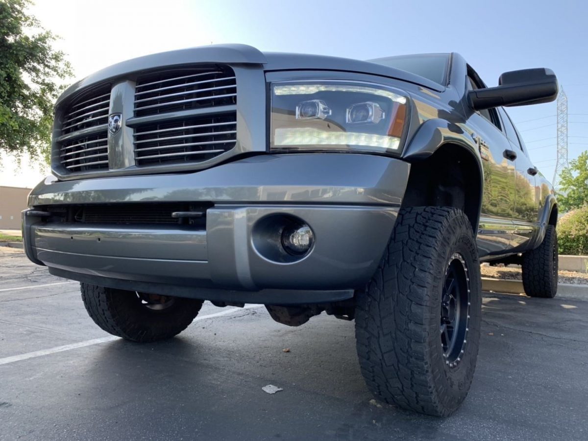 AlphaRex 06-08 Dodge Ram LUXX-Series LED Projector Headlights Alpha-Black