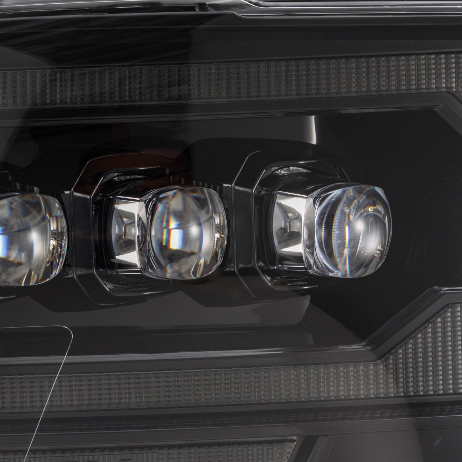 AlphaRex 09-18 Ram Truck (MK II 5th Gen 2500 Style) NOVA-Series LED Projector Headlights Alpha-Black