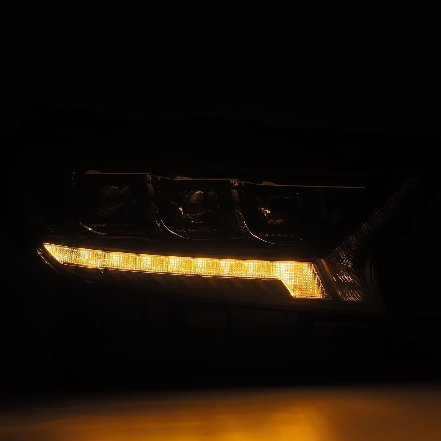 AlphaRex 19-22 Ford Ranger NOVA-Series LED Projector Headlights Alpha-Black