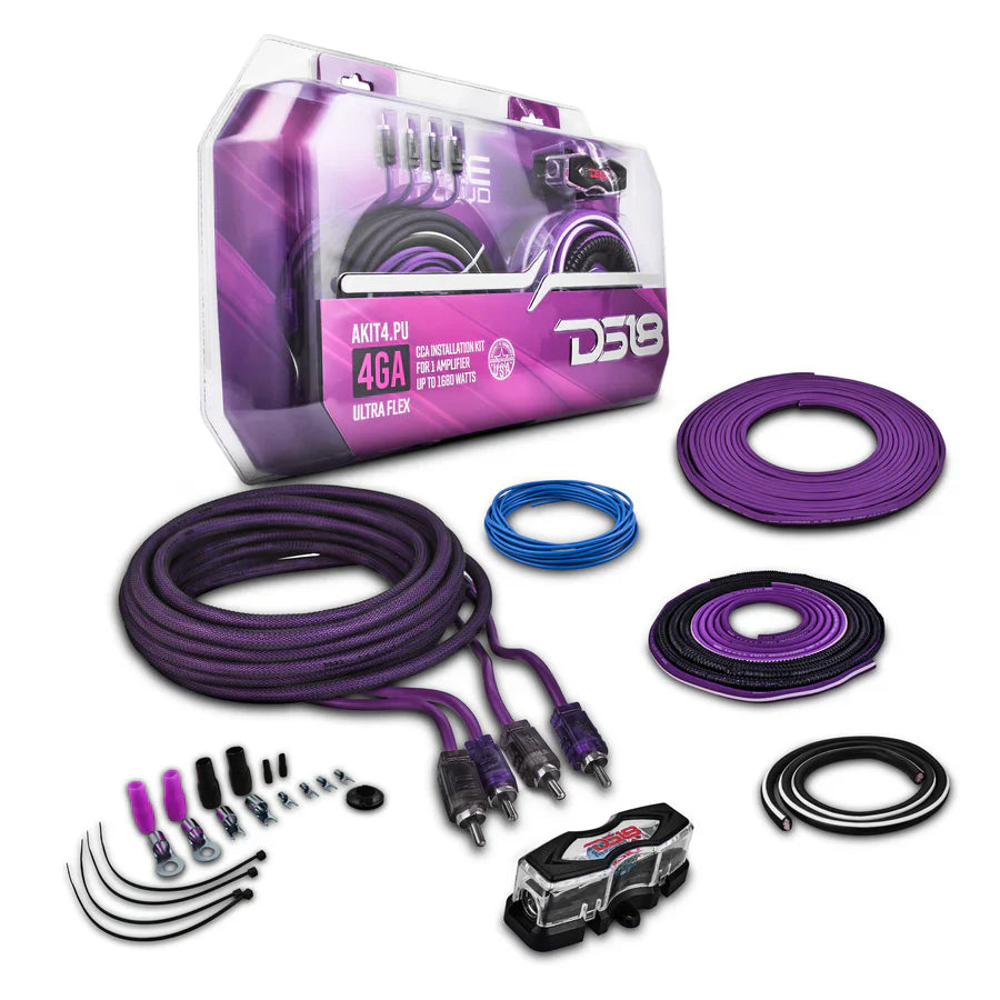 DS18 4-GA Amplifier Installation Kit