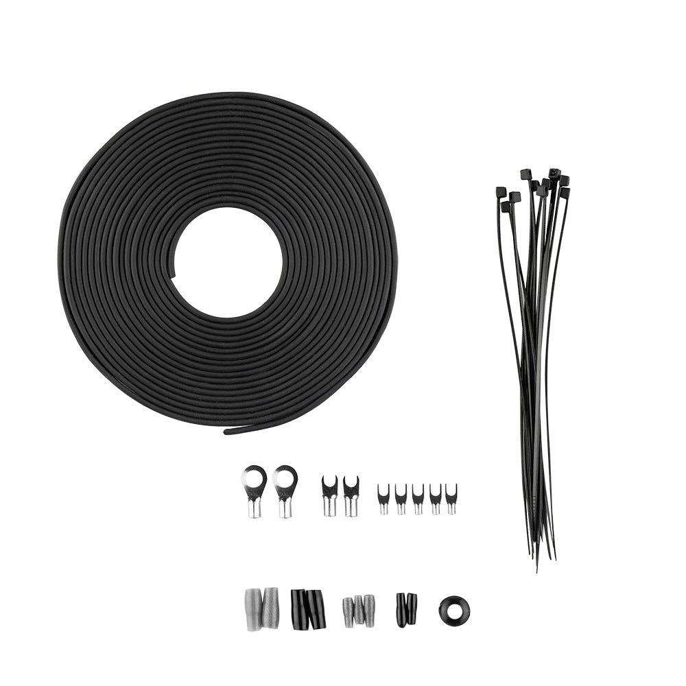 8-GA Amplifier Installation Kit -Silver