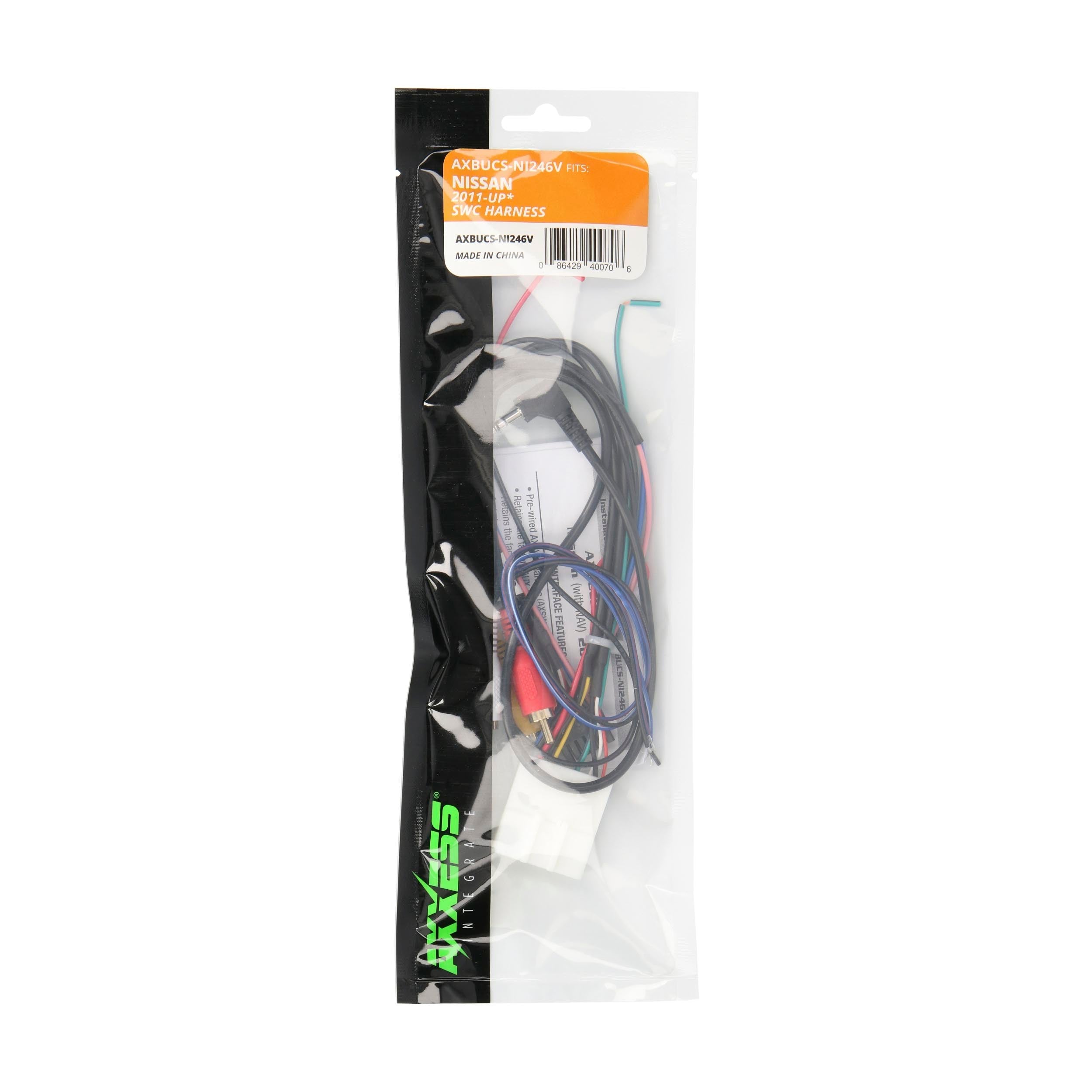 AXBUCS-NI246V Nissan SWC Harness (with NAV) 2011-Up