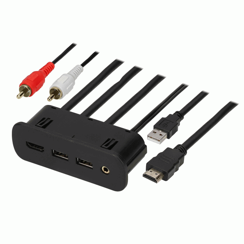 AXUSB-CH1 USB/AUX/HDMI Replacement Panel 3 Feet - Chrysler/Dodge/Jeep
