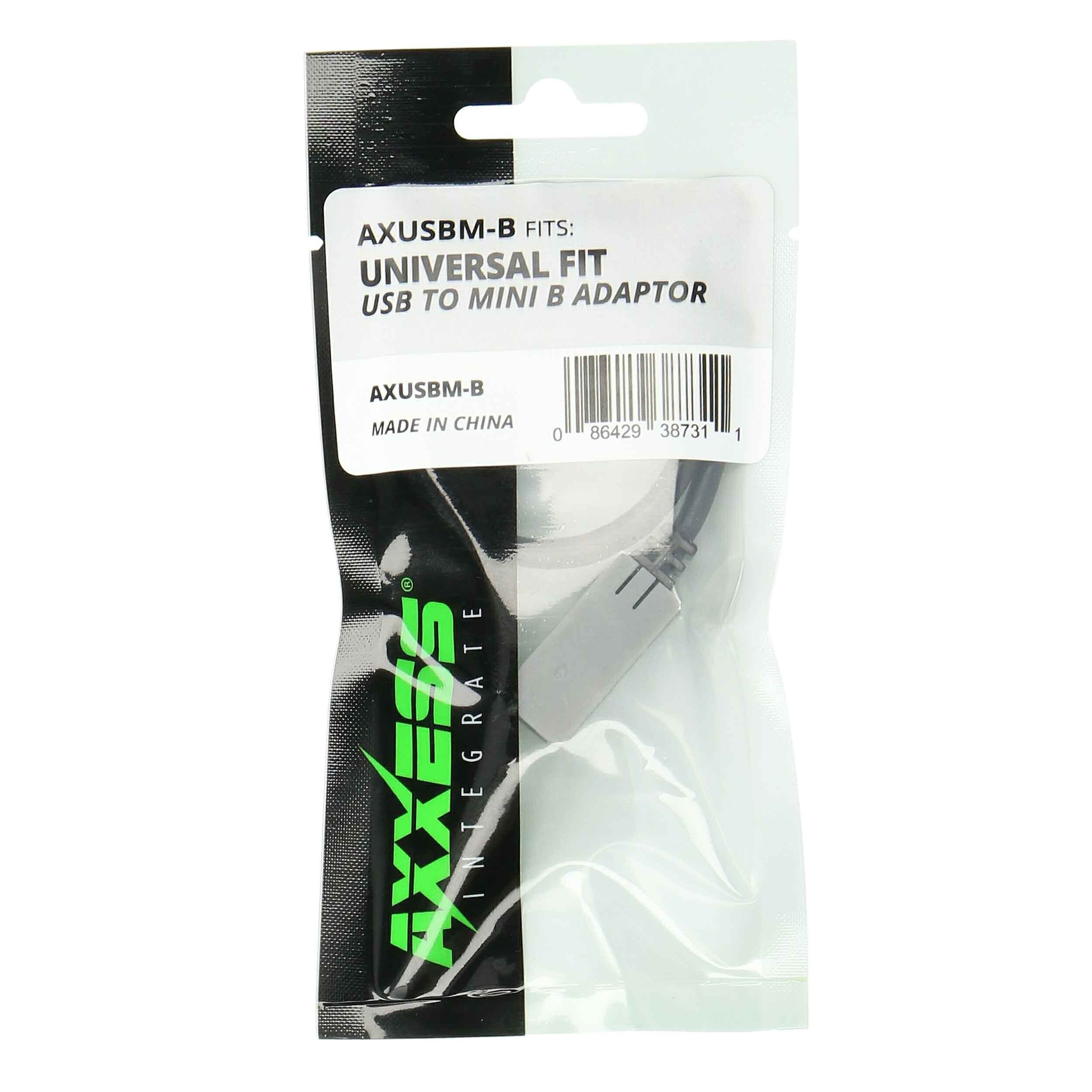 AXUSBM-B USB to Mini B Adapter Cable 12 Inch - GM/Buick 2010-Up