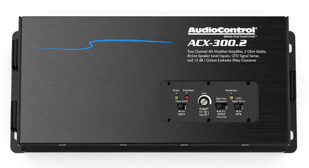 AudioControl ACX-300.2 Compact High Power All-Weather 2-Channel Amplifier