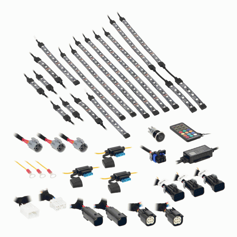 Metra Electronics BC-CHASE-K1 16-Piece Chasing LED Strip Kit