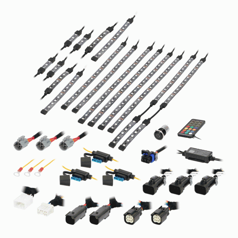Metra Electronics BC-CHASE-K1 16-Piece Chasing LED Strip Kit