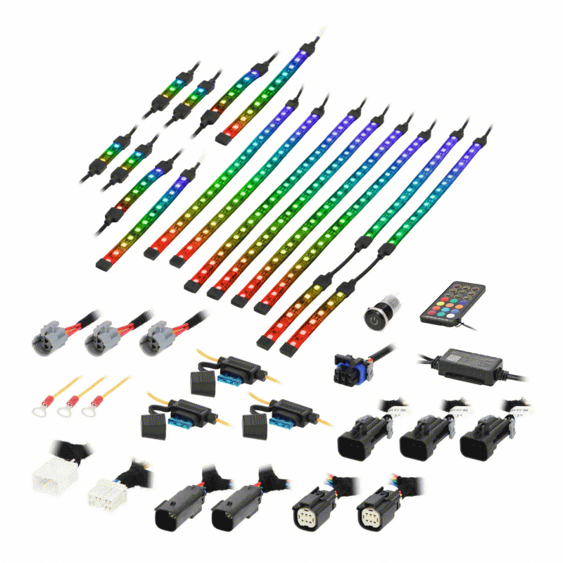 Metra Electronics BC-CHASE-K1 16-Piece Chasing LED Strip Kit