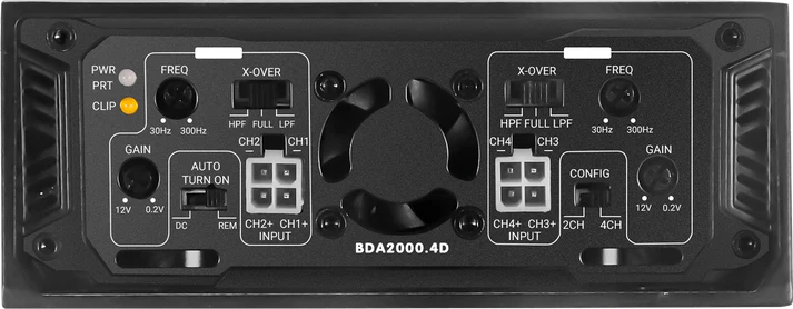 Cicada Audio BDA2000.4D 4 channel Motorcycle Audio Amplifier