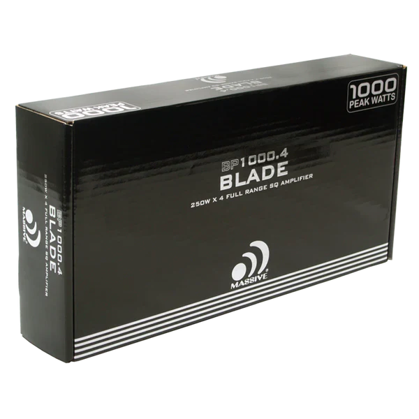 Massive audio BP1000.4 – 4 CHANNEL FULL RANGE AMPLIFIER WITH BUILT-IN OEM LINE CONVERTER