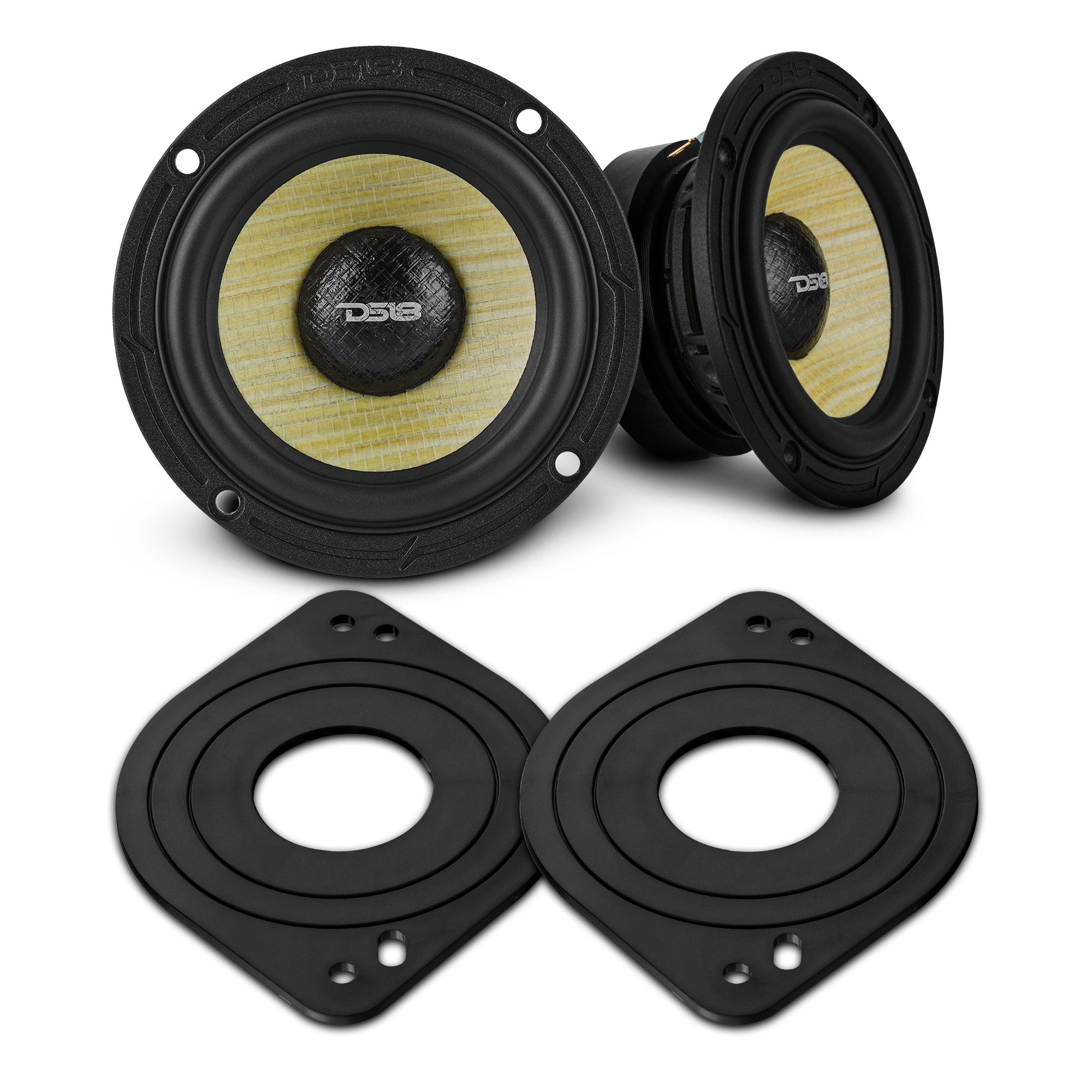 Bronco 6th Gen Dashboard Speaker Package - OEM Adapters & 3.5