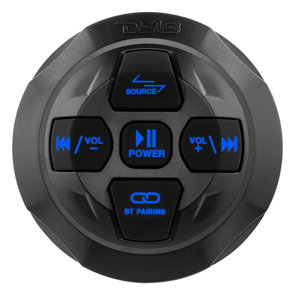DS18 Marine And Powersports Waterproof Bluetooth Audio Receiver With Controls