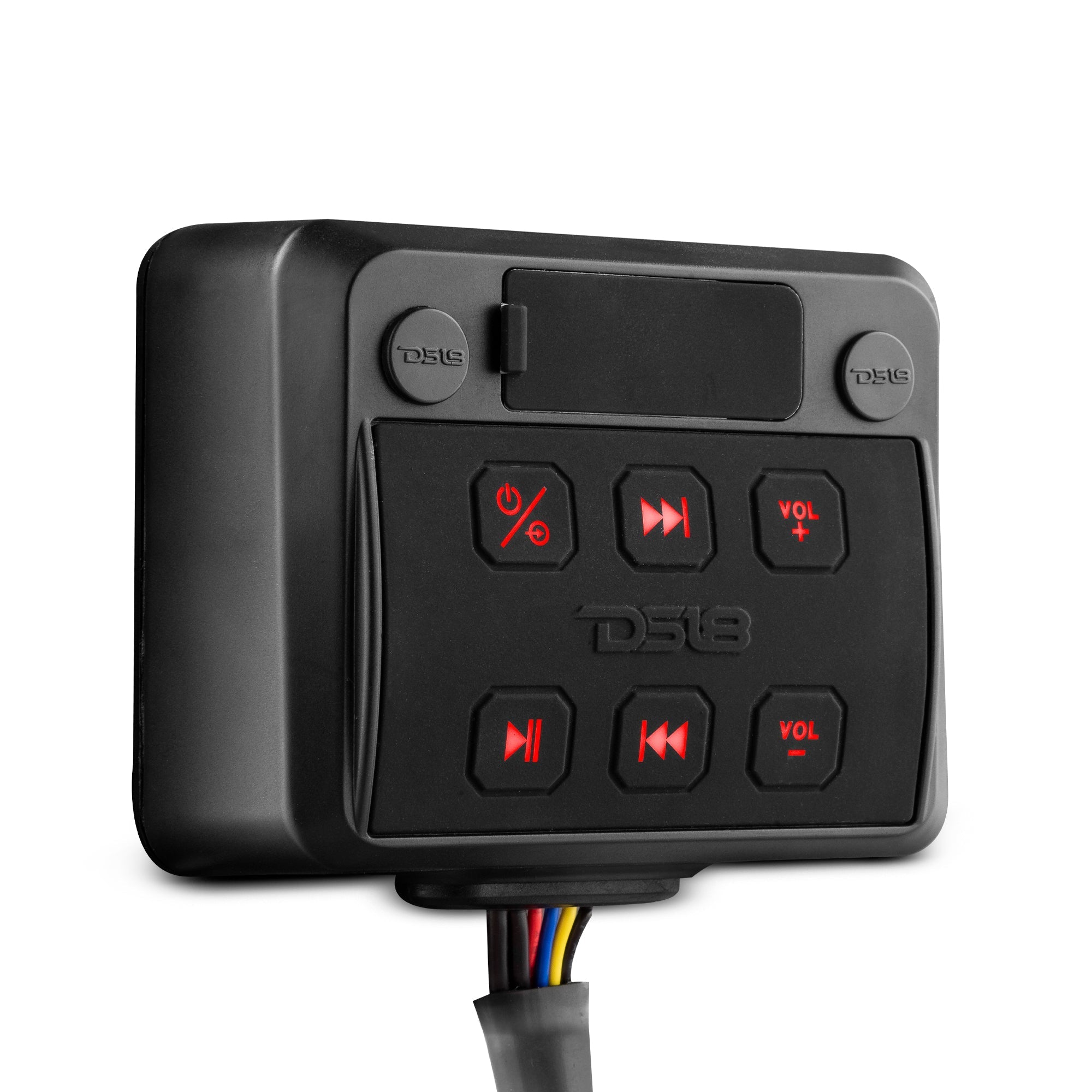 DS18 Marine And Powersports Waterproof Receiver Enclosure with Bluetooth, AUX Input, USB Player and Controls