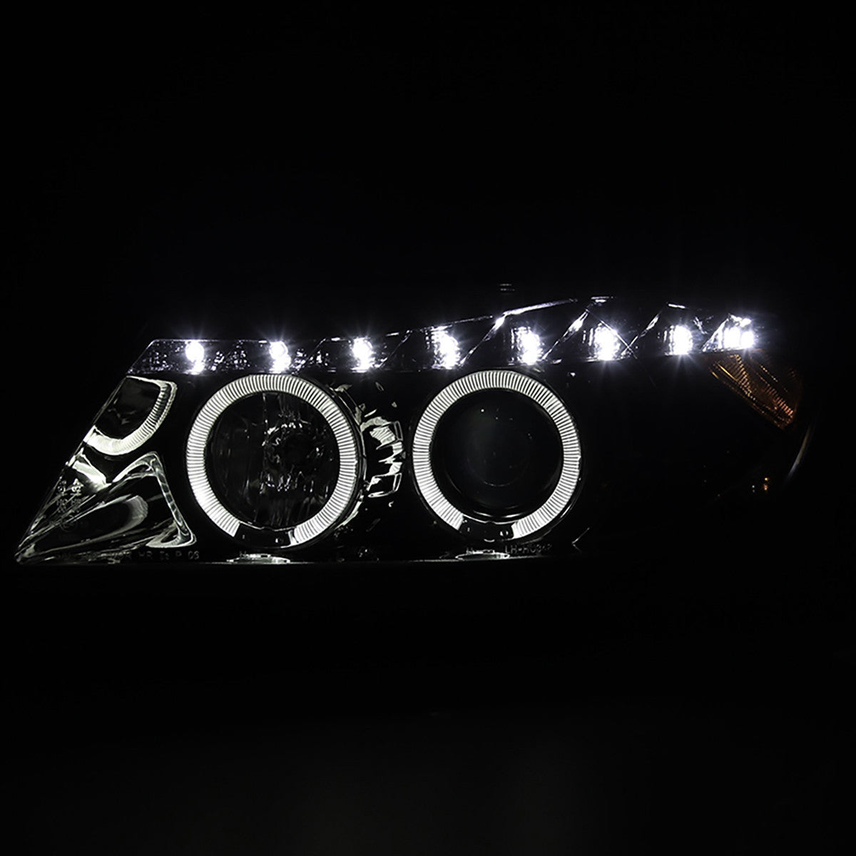 Spec-D 06-08 BMW 3-series E90 Projector Headlights Chrome 4Dr