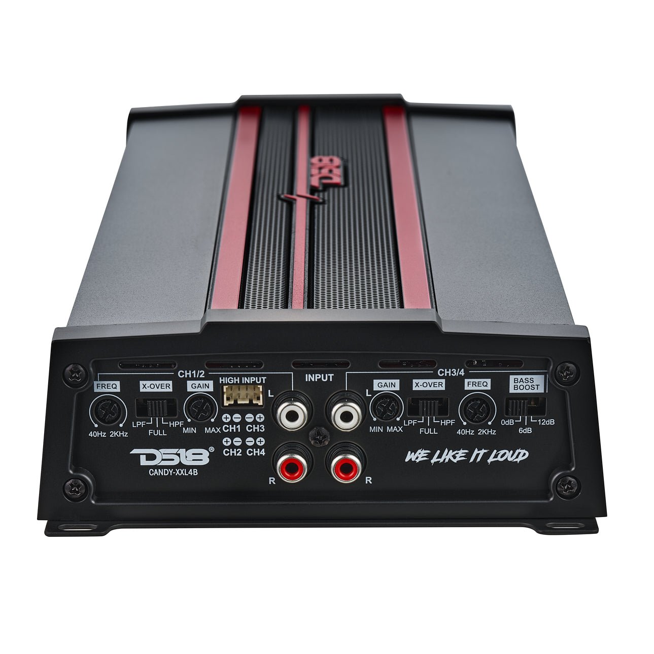 CANDY Compact Full-Range Class D 4-Channel Amplifier 3200 Watts